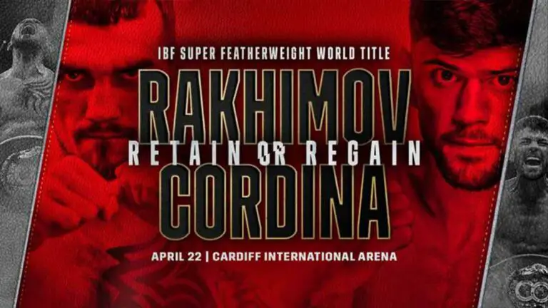 Shavkatdzhon Rakhimov vs Joe Cordina Results Live, Card, Time