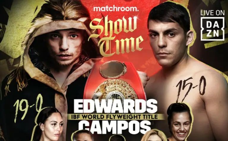 Sunny Edwards vs Andres Campos IBF Flyweight Title Bout Set for June 10