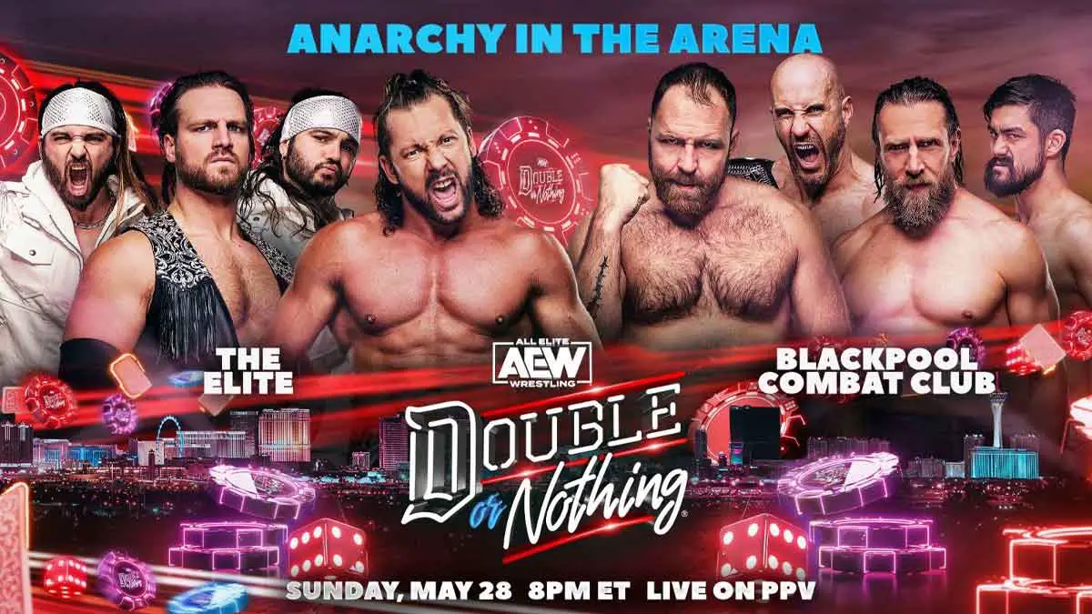 The Elite vs Blackpool Combat Club AEW Double or Nothing 2023