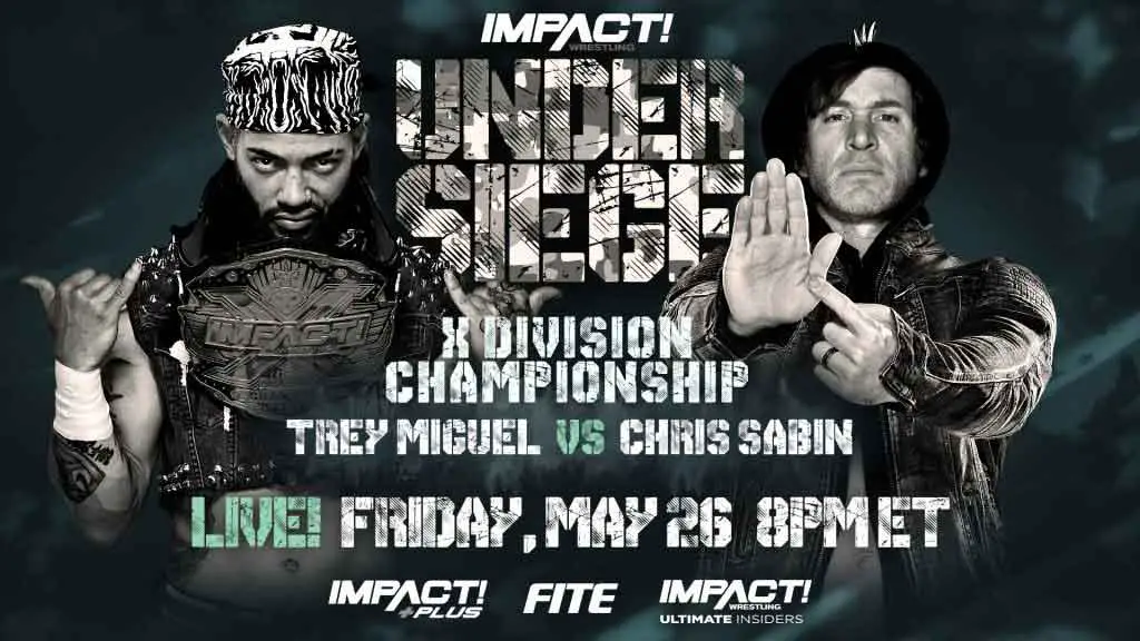 Trey Miguel vs Chris Sabin IMPACT Under Siege 2023
