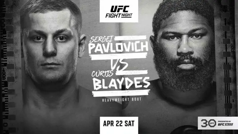 UFC Vegas 71: Pavlovich vs Blaydes Weigh-In Results, Live Video