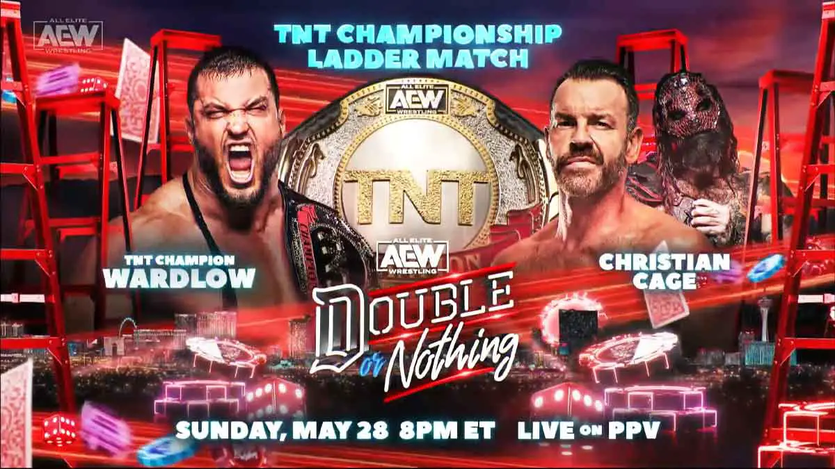 Wardlow vs Christian Cage AEW Double or Nothing 2023