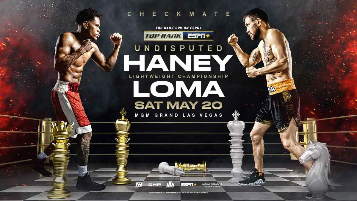 Devin Haney vs Vasiliy Lomachenko 