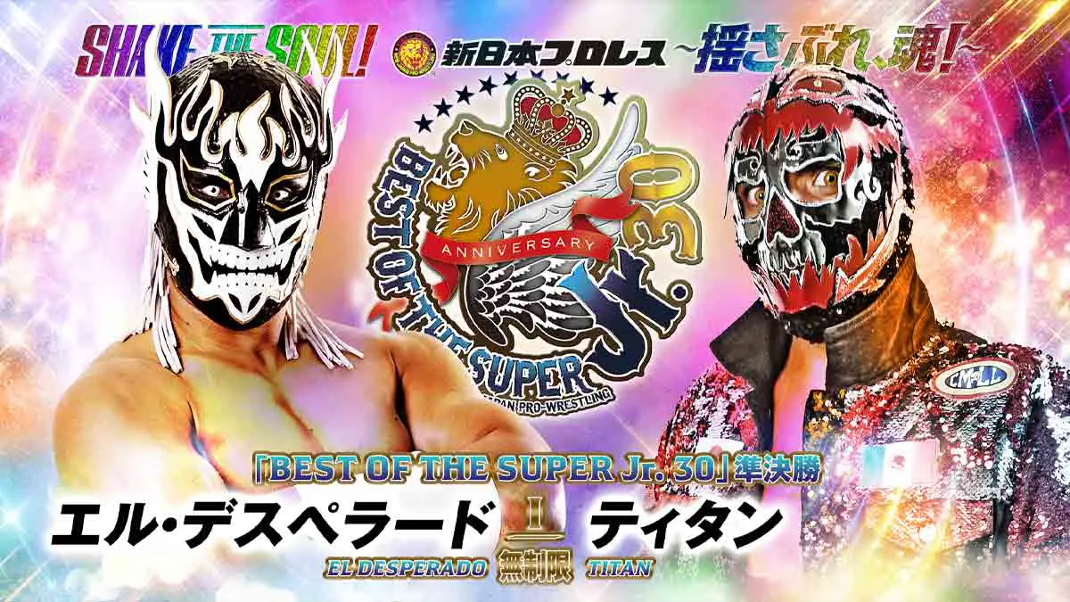 El Desperado vs Titan NJPW BOSJ 30 Semifinals