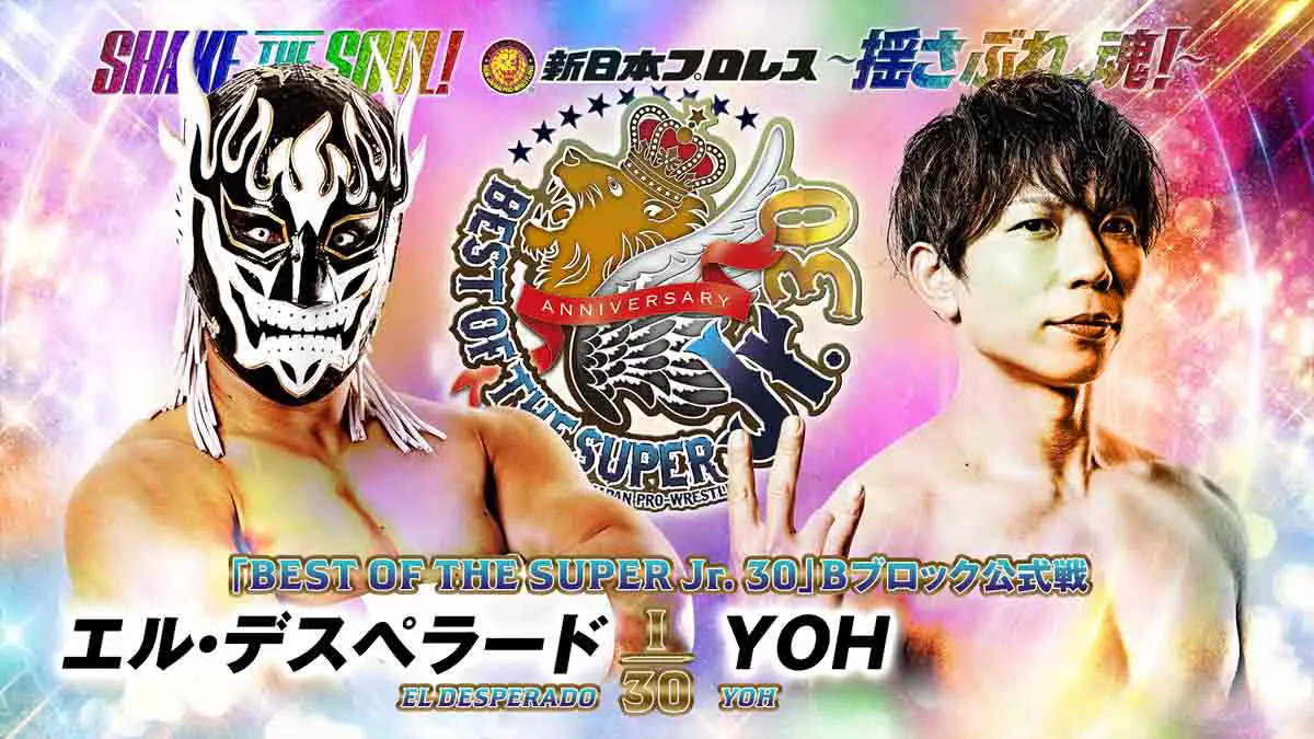 El Desperado vs YOH NJPW BOSJ Night 5