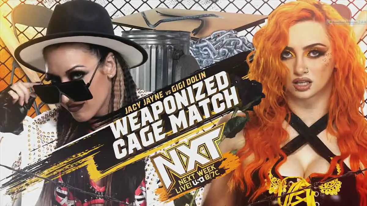 Dolin vs Jayne Weaponized Steel Cage Match Set for NXT May 30
