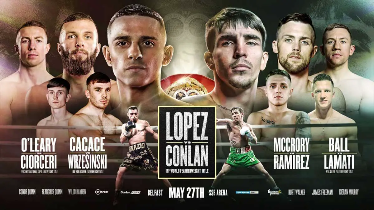 Luis Alberto Lopez vs Michael Conlan Poster 
