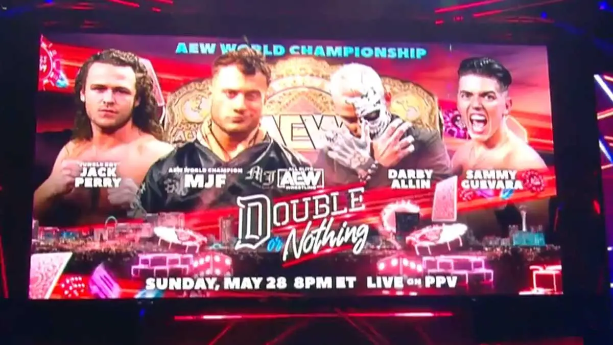 MJF vs Sammy vs Jungle Boy vs Darby AEW Double or Nothing 2023