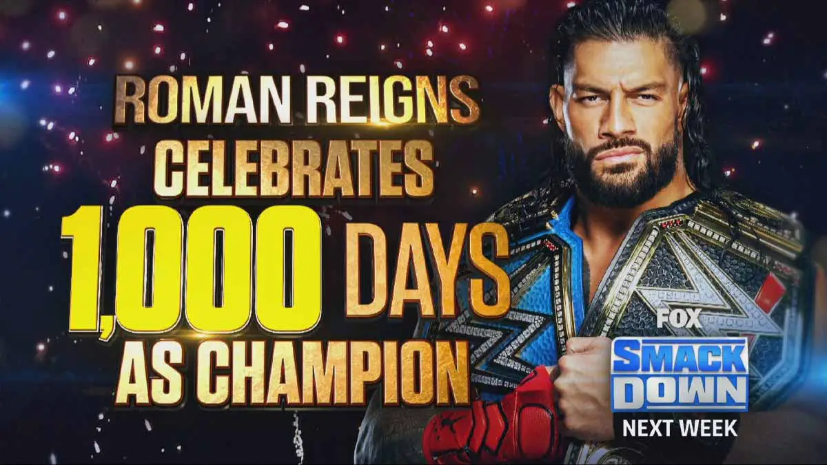 Roman Reigns 1000 Days Celebration