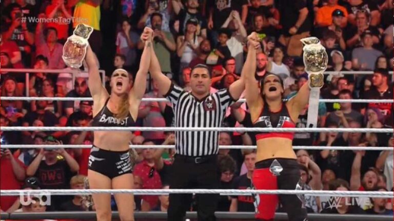 Ronda Rousey & Shayna Baszler Win WWE Women’s Tag Team Titles