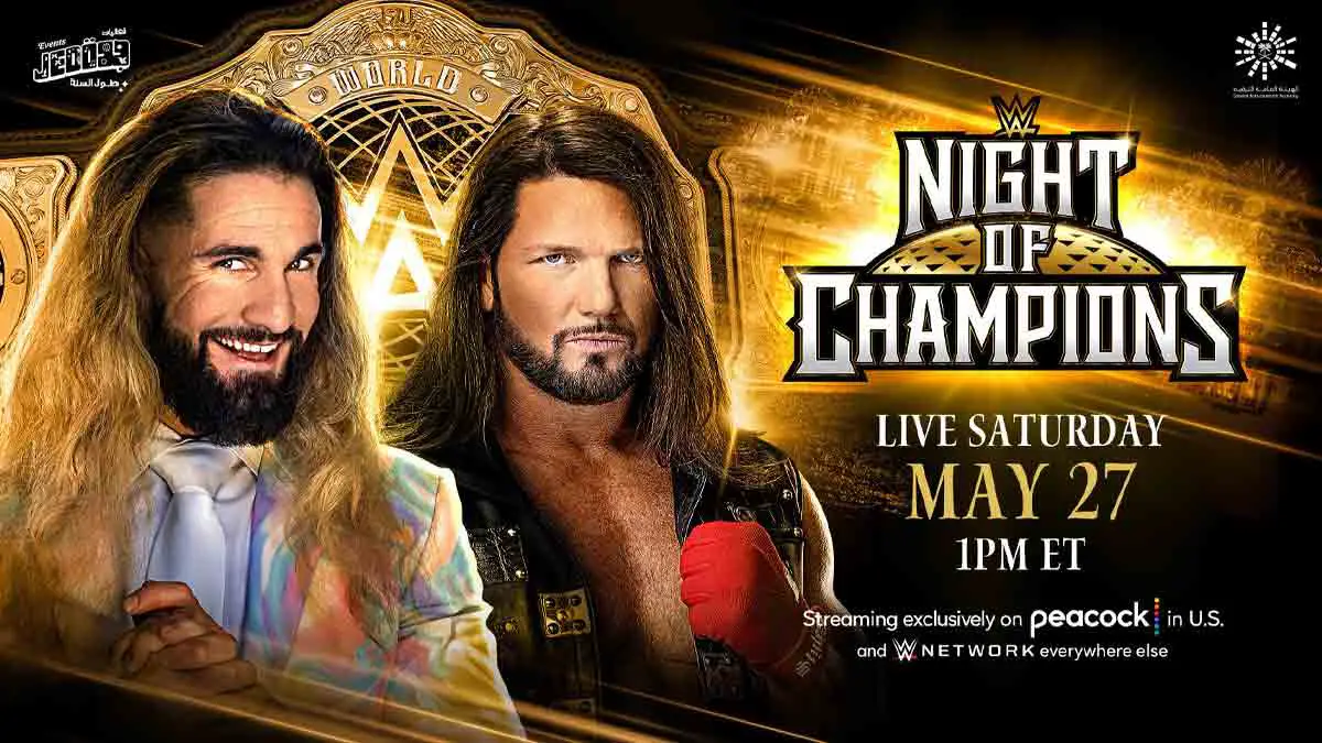 Seth Rollins vs AJ Styles WWE Night of Champions 2023