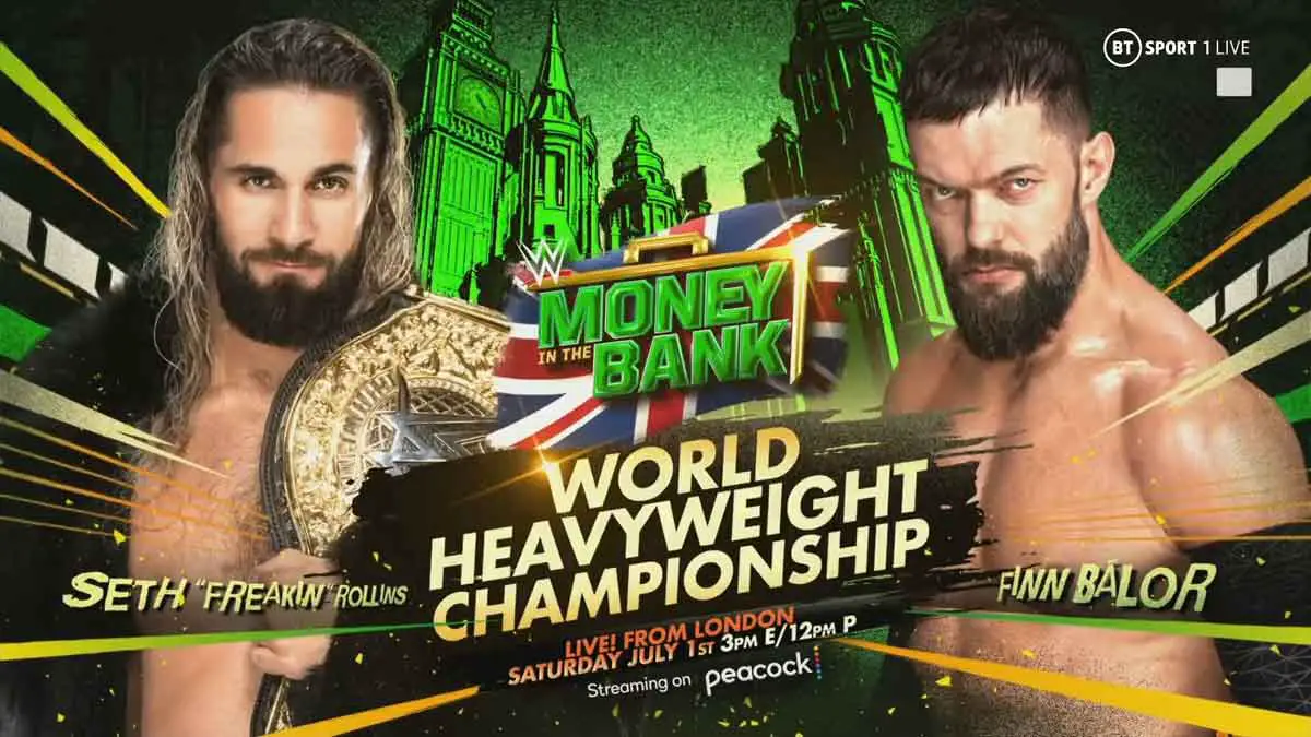 Seth Rollins vs Finn Balor WWE Money in the Bank 2023