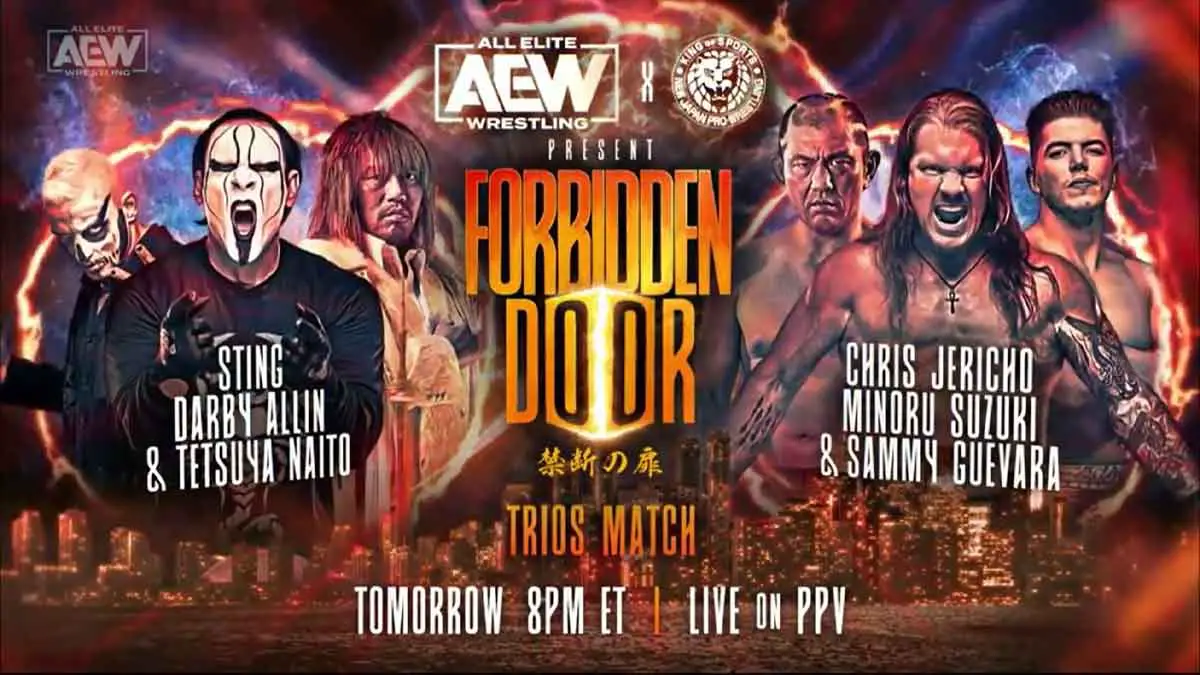 Sting vs Chris Jericho Forbidden Door 2023