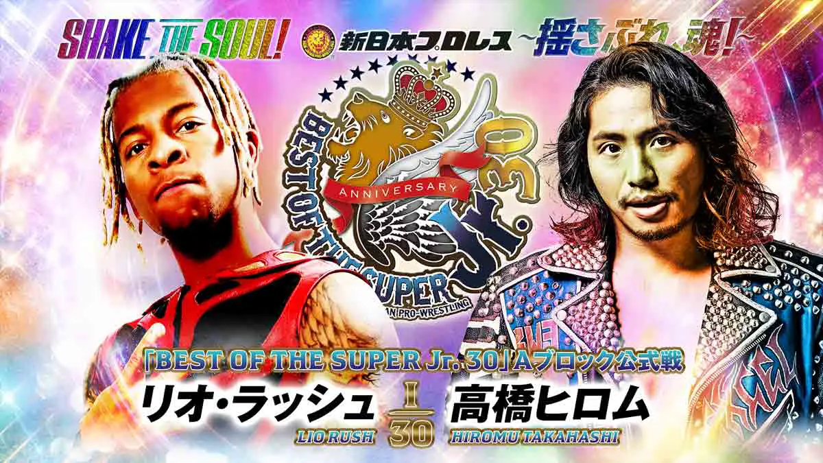 Hiromu Takahshi vs Lio Rush NJPW Best of Super Junior 30 Night 3 May 14 2023
