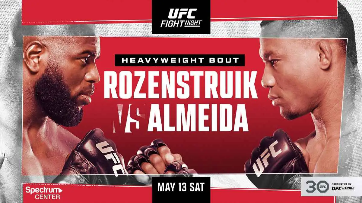 UFC Charlotte Rozenstruik vs Almeida