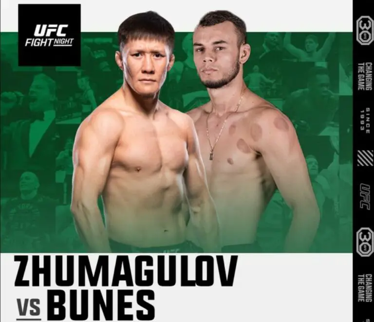 Felipe Bunes Debut Bout vs Zhalgas Zhumagulov Set for UFC Vegas 75