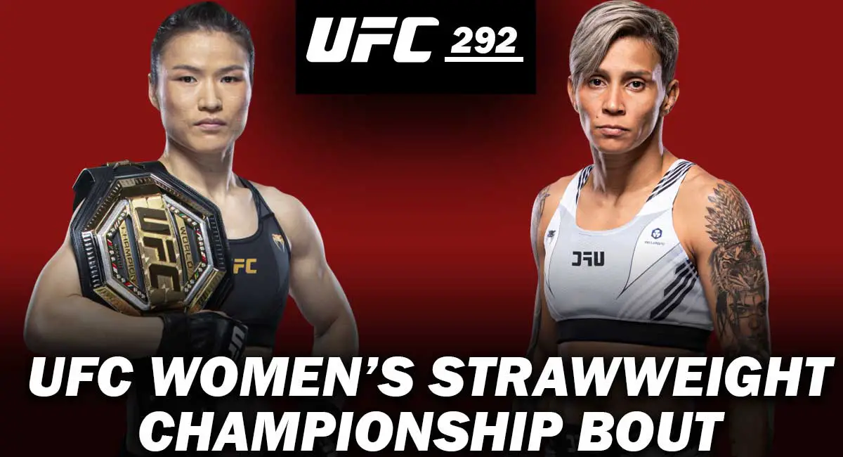 Zhang Weili vs Amanda Lemos UFC 292