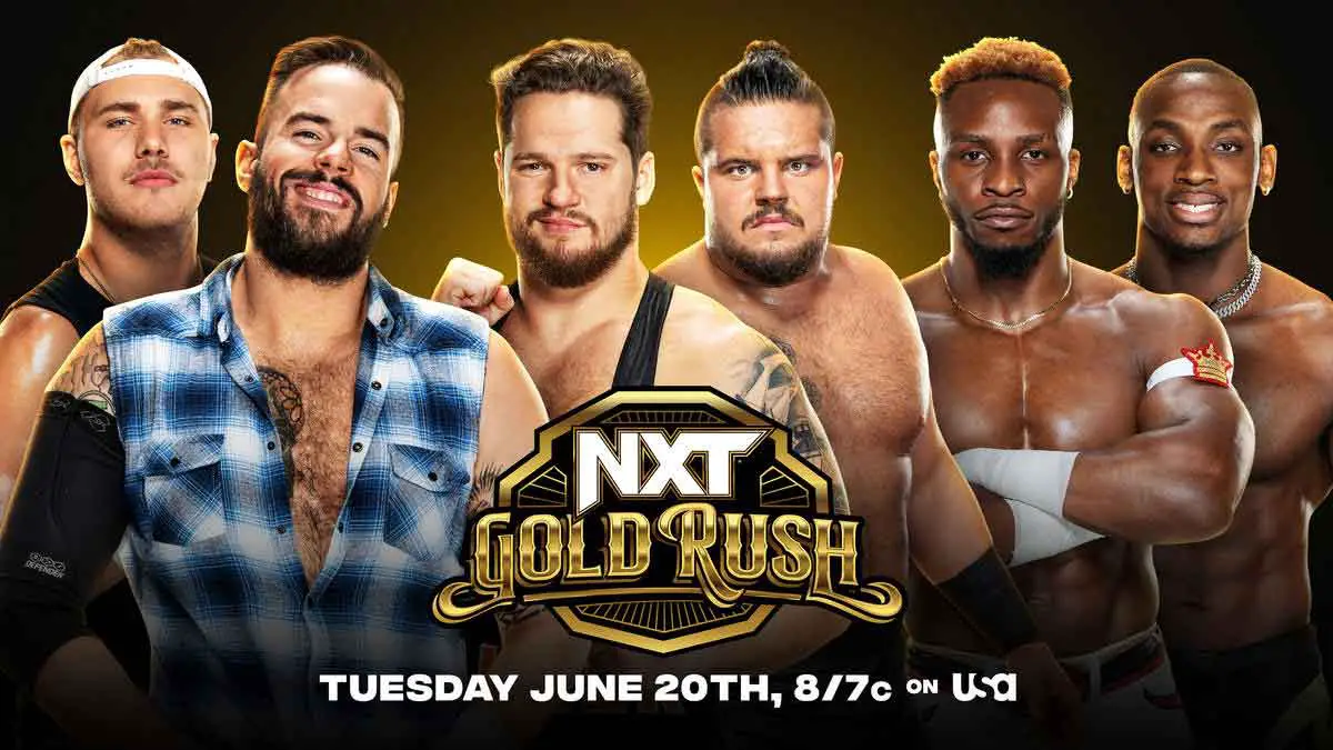 Brooks Jensen & Josh Briggs vs Edris Enofé & Malik Blade vs Hank Walker & Tank Ledger NXT Gold Rush 2023
