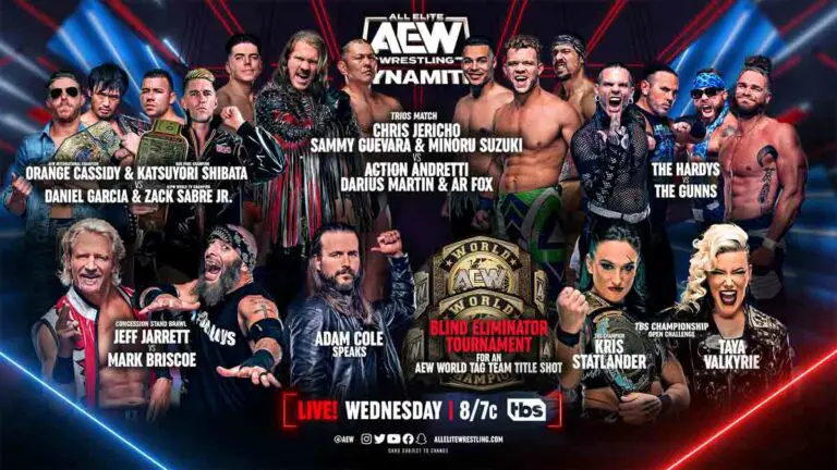 AEW Dynamite June 21, 2023, Match Card & Preview