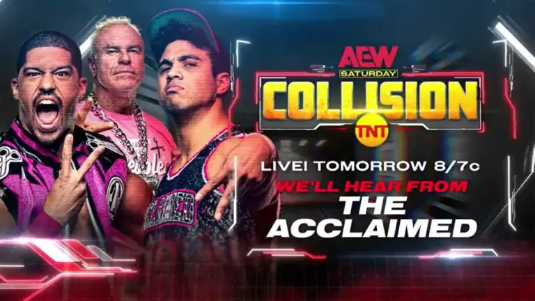 AEW Collision August 5: The Acclaimed Segment Added
