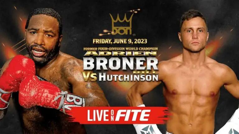 Adrien Broner vs Bill Hutchinson Poster