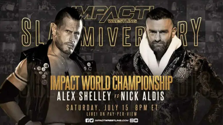 Alex Shelley vs Nick Aldis World Title Set for IMPACT Slammiversary