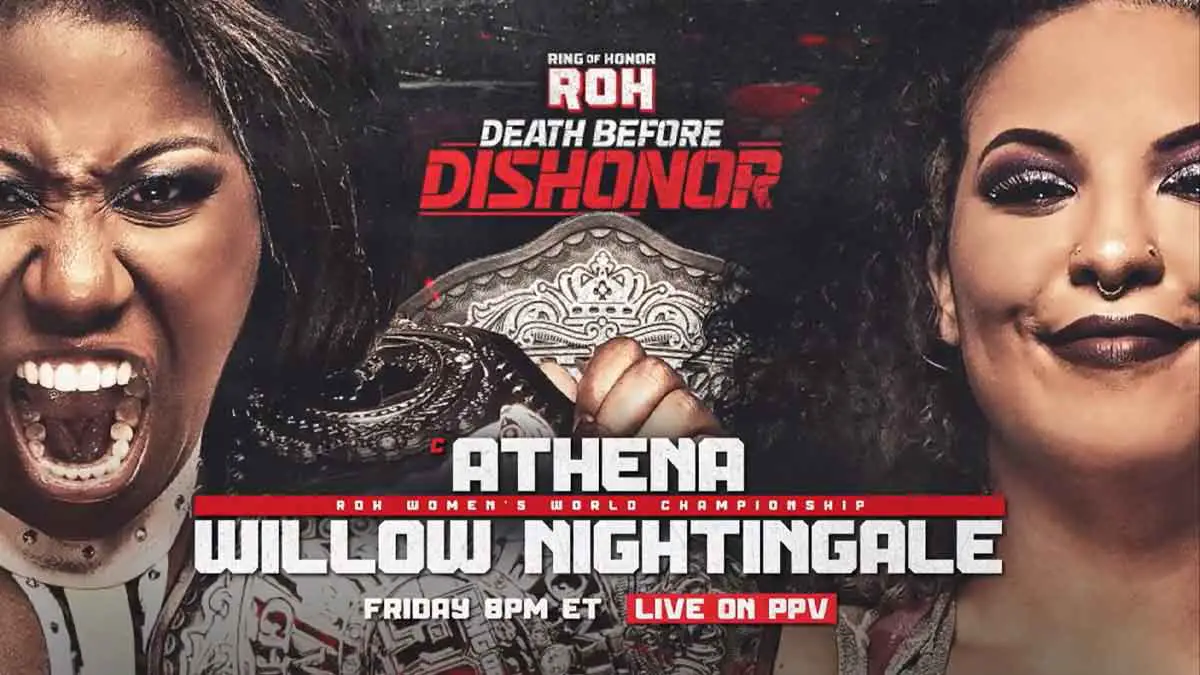 Athena vs Willow Nightingale ROH Death Before Dishonor 2023
