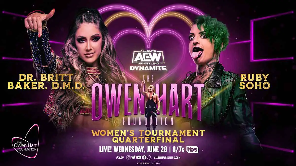 Britt Baker vs Ruby Soho AEW Dynamite June 28, 2023