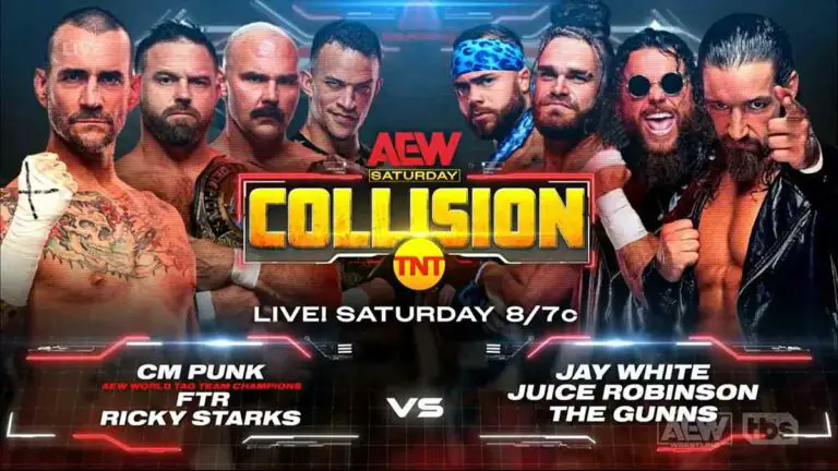 AEW Collision June 24: CM Punk, Tanahashi, Andrade & More Announced