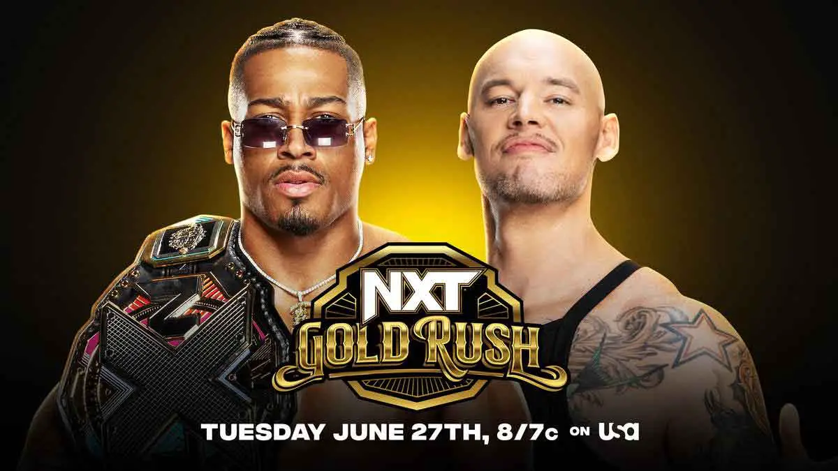 Carmelo Hayes vs Baron Corbin NXT Gold Rush 2023
