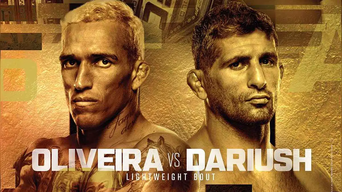 Charles Oliveira vs Beniel Dariush UFC 289
