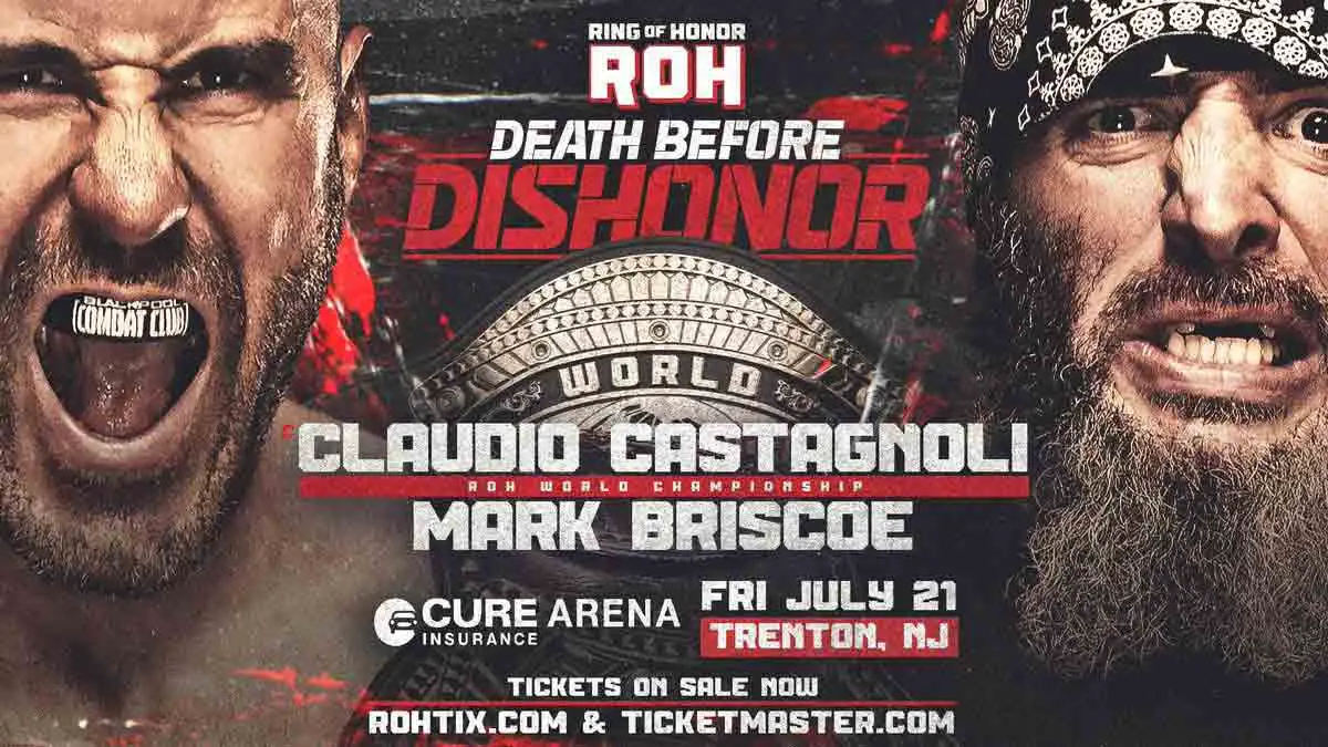Claudio Castagnoli vs Mark Briscoe ROH Death Before Dishonor 2023
