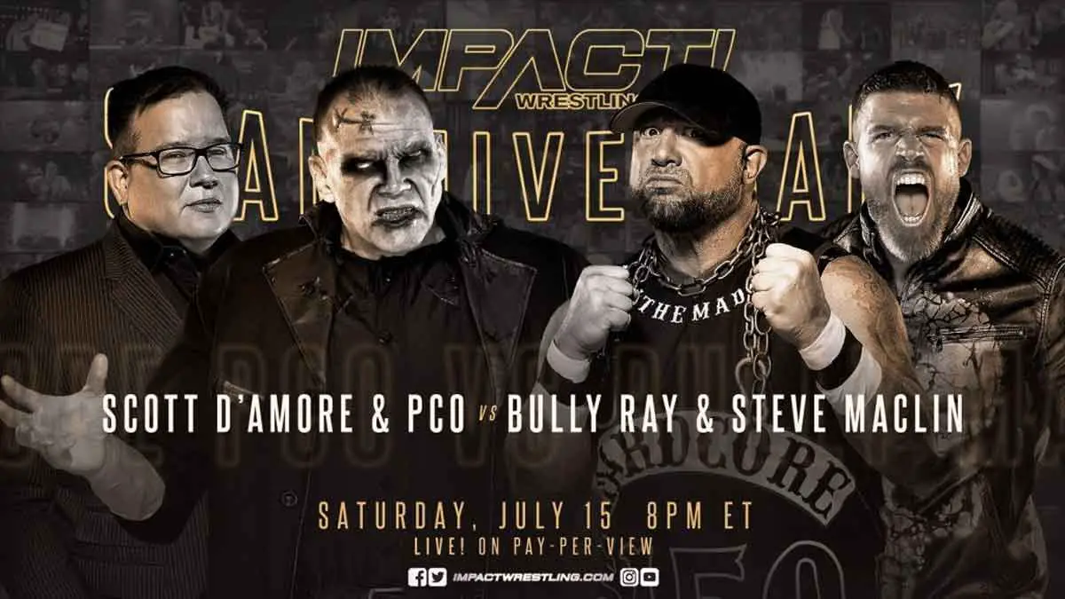 D'amore & PCO vs Bully & Maclin IMPACT Slammiversary 2023