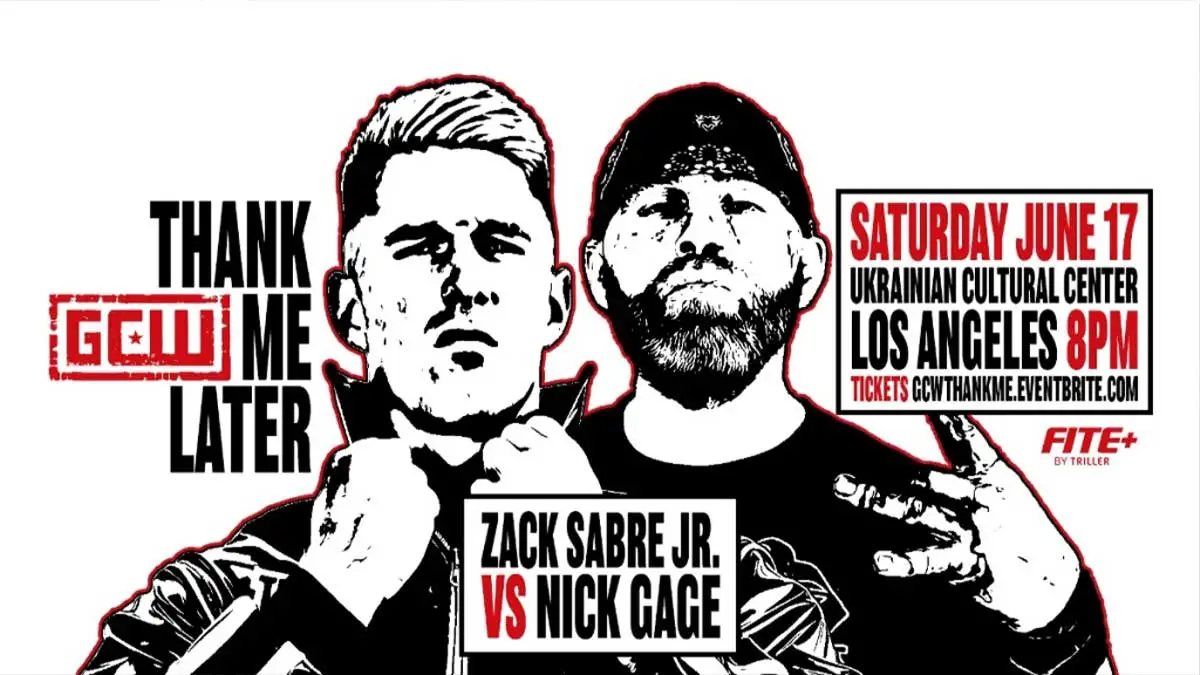 GCW Thank Me Later Poster