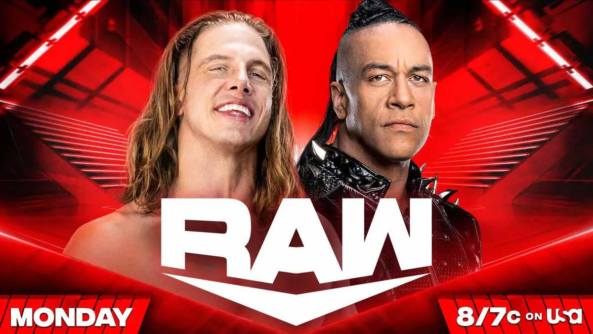 Matt Riddle vs Damian Priest WWE RAW June 12 2023