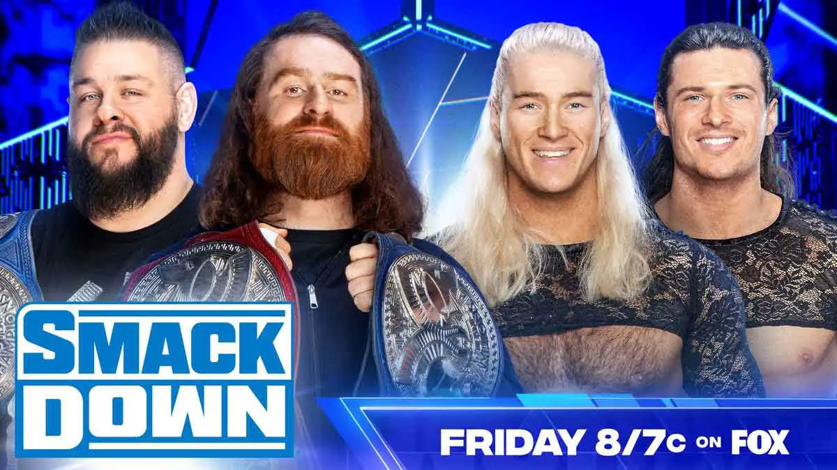 Sami Zayn & Kevin Owens vs Pretty Deadly WWE Smackdown June 30 2023