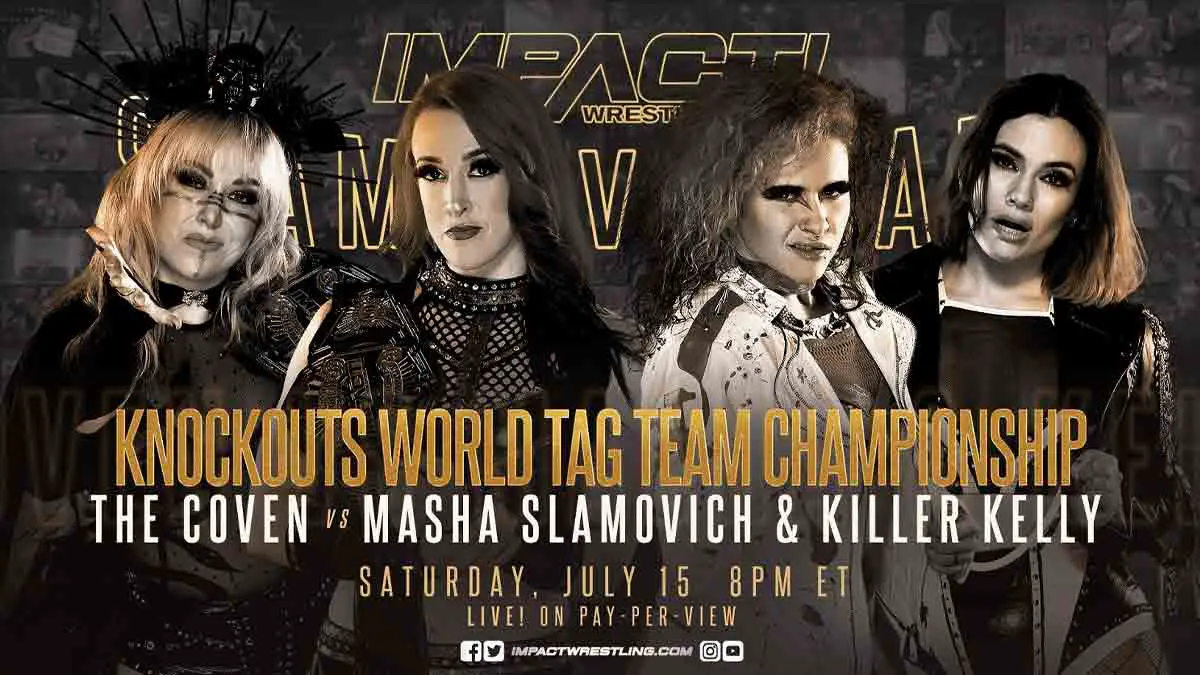The Coven vs Masha Slamovich & Killer Kelly Impact Slammiversary 2023