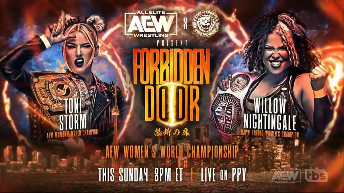 Toni Storm vs Willow Nightingale Forbidden Door 2023