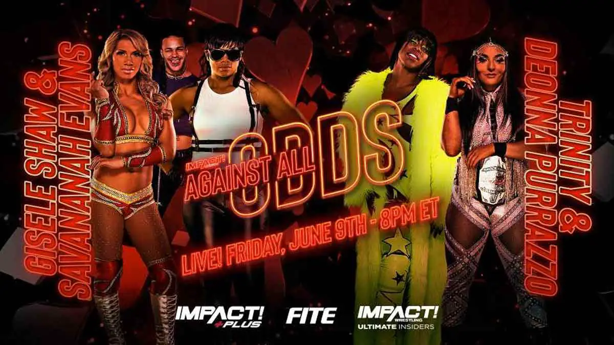 Trinity & Deonna Purrazzo vs Gisele Shaw & Savannah Evans IMPACT Against All Odds 2023