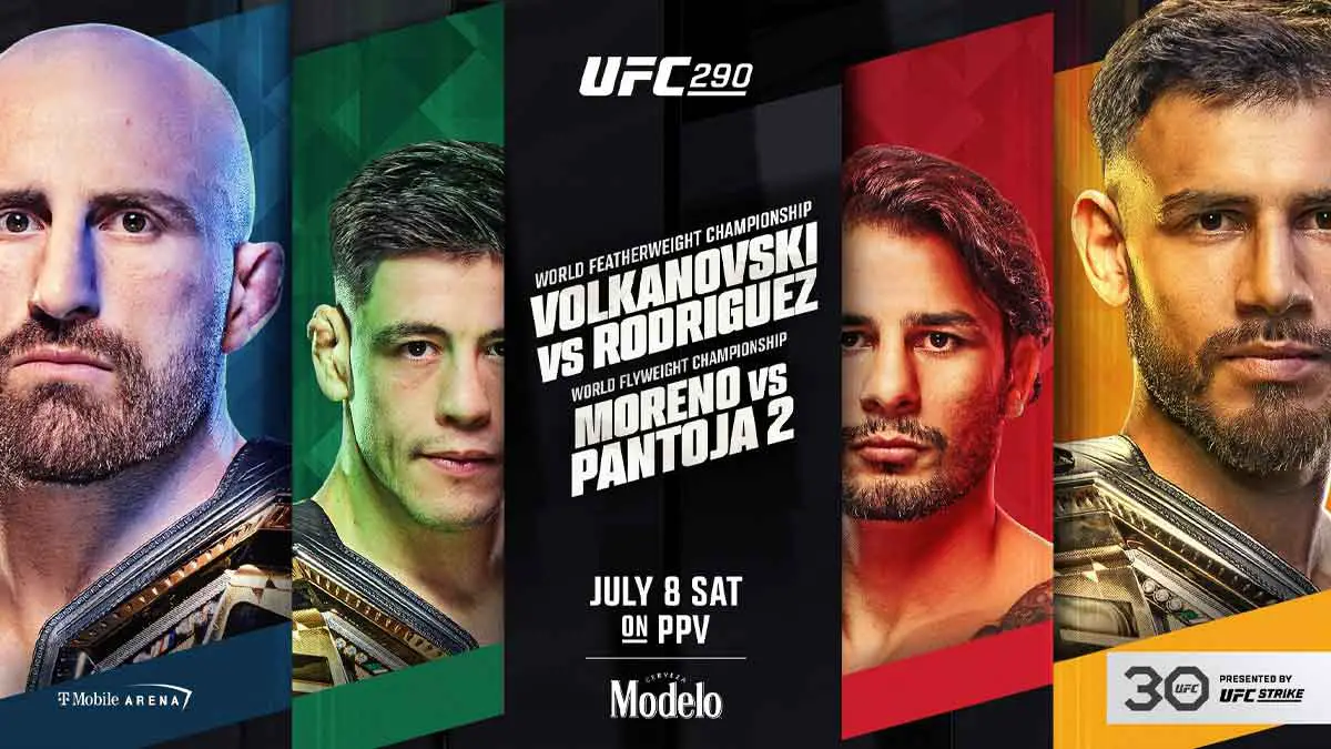 UFC 290 Poster