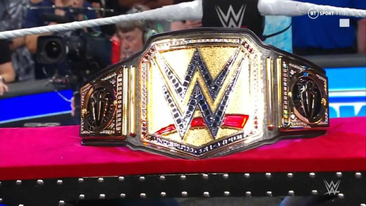 New WWE Universal Title Belt Revealed on SmackDown June 2 Episode