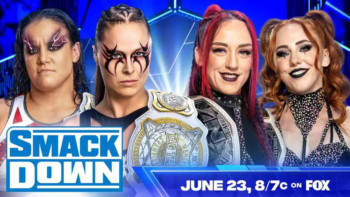 Women Tag Titles WWE Smackdown June 23