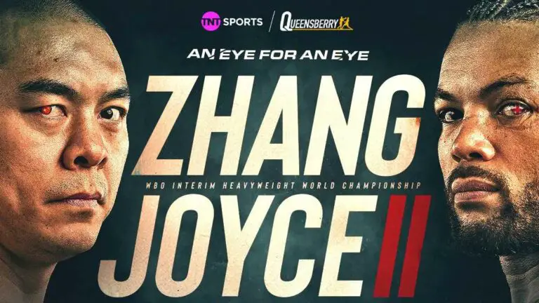 Joe Joyce vs Zhilei Zhang Rematch Set for September