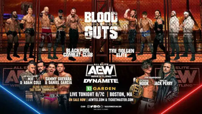 AEW Blood & Guts Dynamite July 19, 2023 Results, Live Updates
