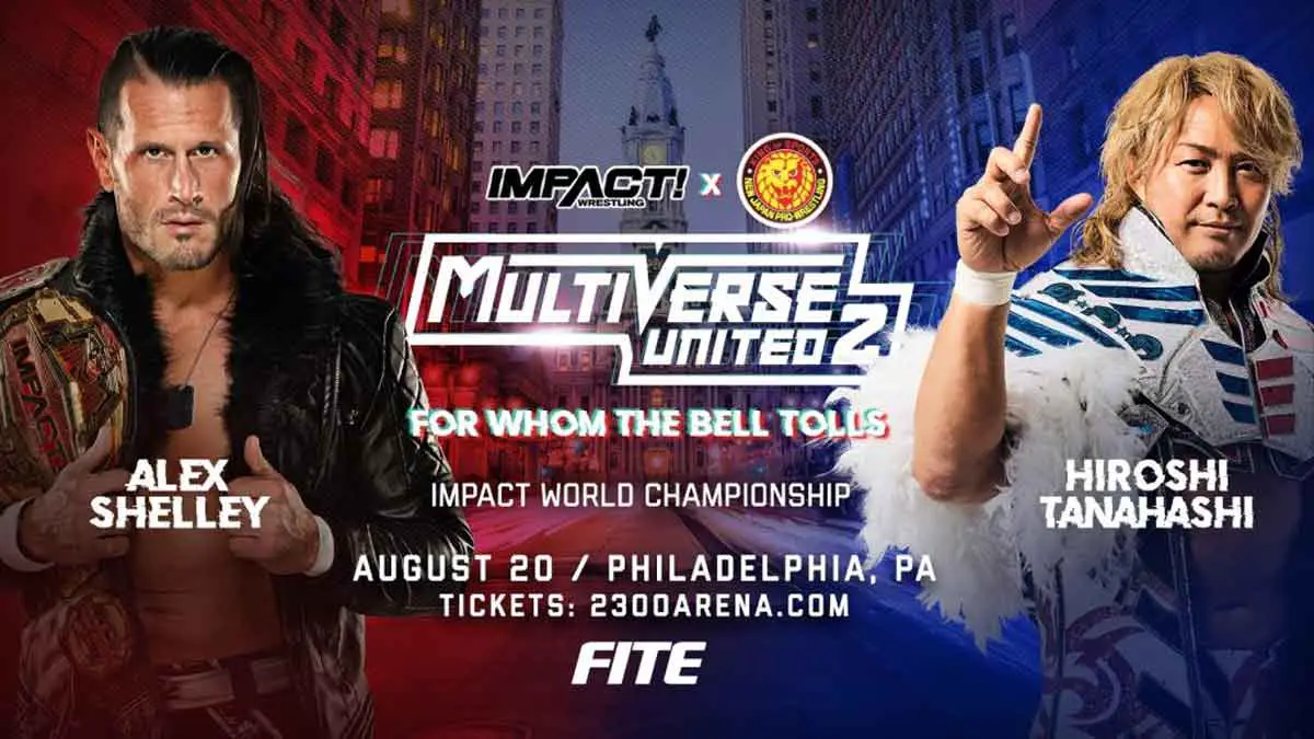 Alex Shelley vs Hiroshi Tanahashi Multiverse United 2