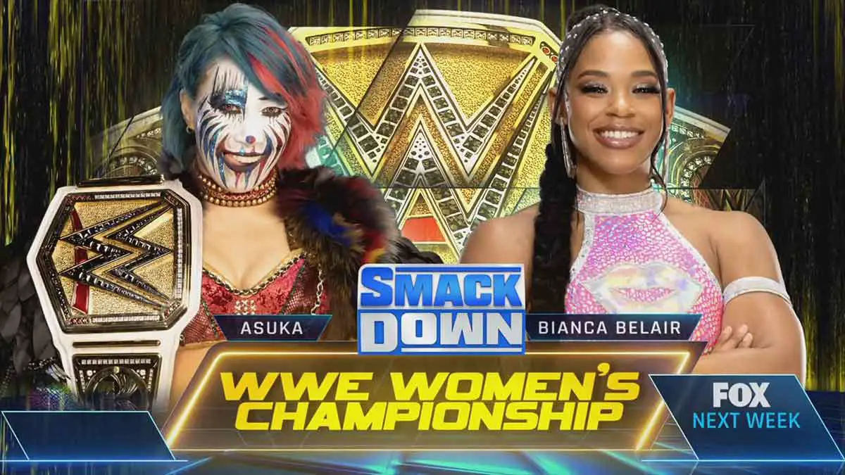 Asuka vs Bianca Belair WWE SmackDown July 14