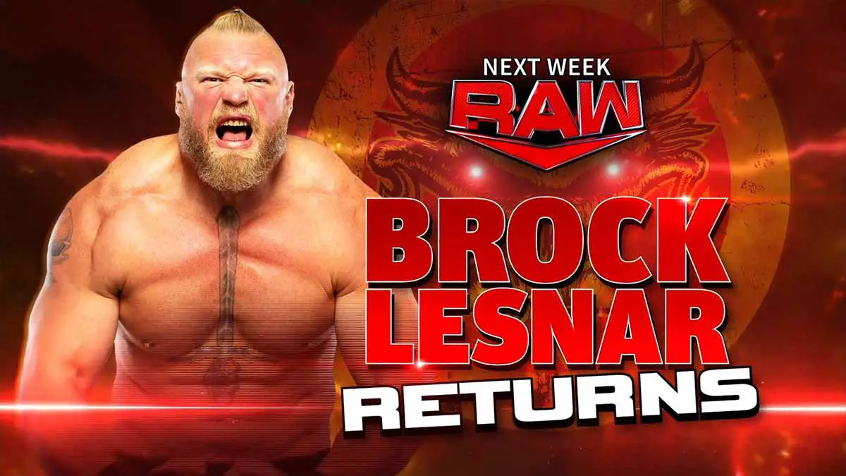 Brock Lesnar WWE RAW July 17