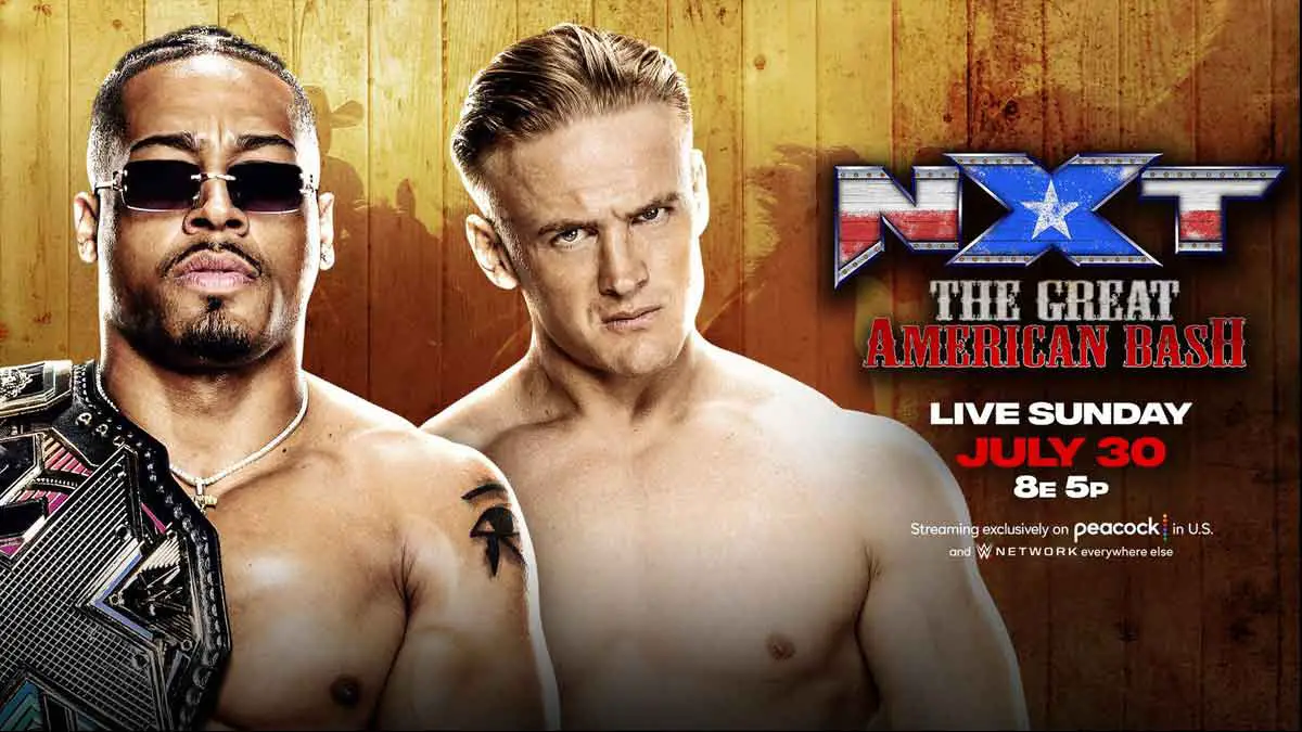 Carmelo Hayes vs Ilja Dragunov NXT Great American Bash 2023
