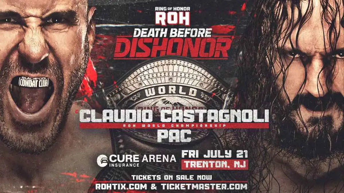 Claudio Castagnoli vs PAC ROH Death Dishonor 2023