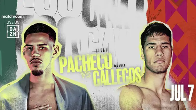 Diego Pacheco vs Manuel Gallegos Results Live, Card, Time